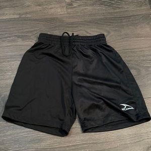 Little Boys Black Active Shorts